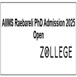 AIIMS Raebareli PhD Admission 2025 Open